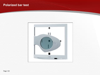 Polariz ed   bar  test 