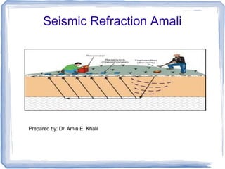 Seismic Refraction Amali

Prepared by: Dr. Amin E. Khalil

 