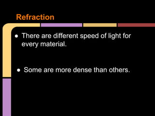 Refraction of light | PPTX