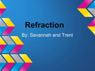 Refraction
By: Savannah and Trent

 