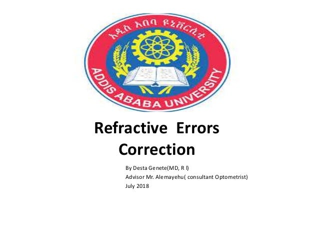 Refractive Errors Correction - 