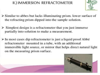 Refractometry | PPTX