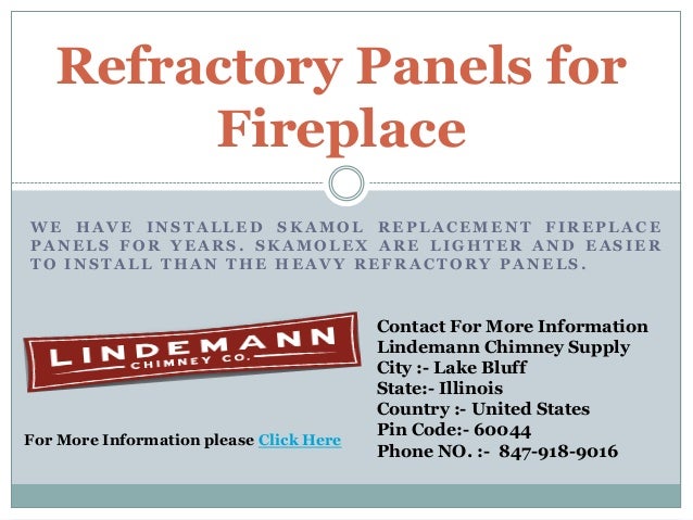 Refractory Panels For Fireplace