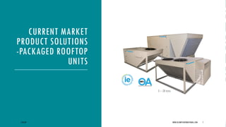 CURRENT MARKET
PRODUCT SOLUTIONS
-PACKAGED ROOFTOP
UNITS
5/26/20 WWW.OLYMPICINTERNATIONAL.COM 7
 
