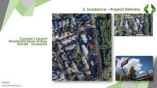 ALTERNA
www.alternaenergy.ca
Canada’s Largest
Residential Deep Energy
Retrofit - Sundance
3. Sundance – Project Delivery
 