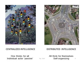 CENTRALIZED INTELLIGENCE DISTRIBUTED INTELLIGENCE 
Nijs ‐ 2014 8 
 