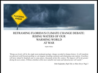 Reframing Our Climate Change Debate
