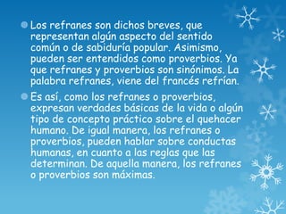 Refranes | PPTX