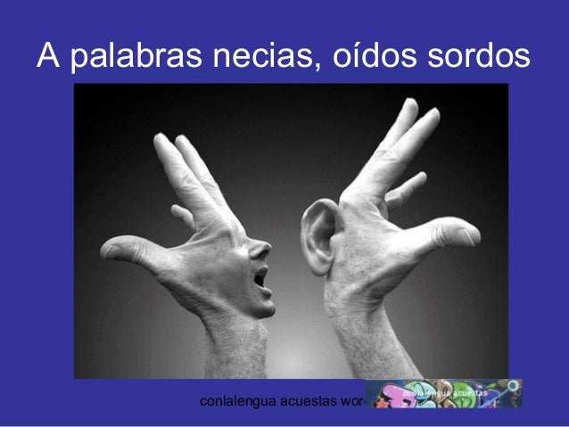 Resultado de imagen de imagen de refranes de palabras