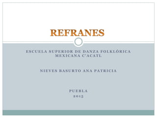 Refranes | PPTX