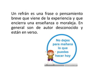 Refranes | PPTX