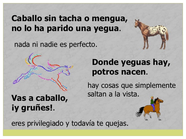 refranes de caballos refranes de caballos