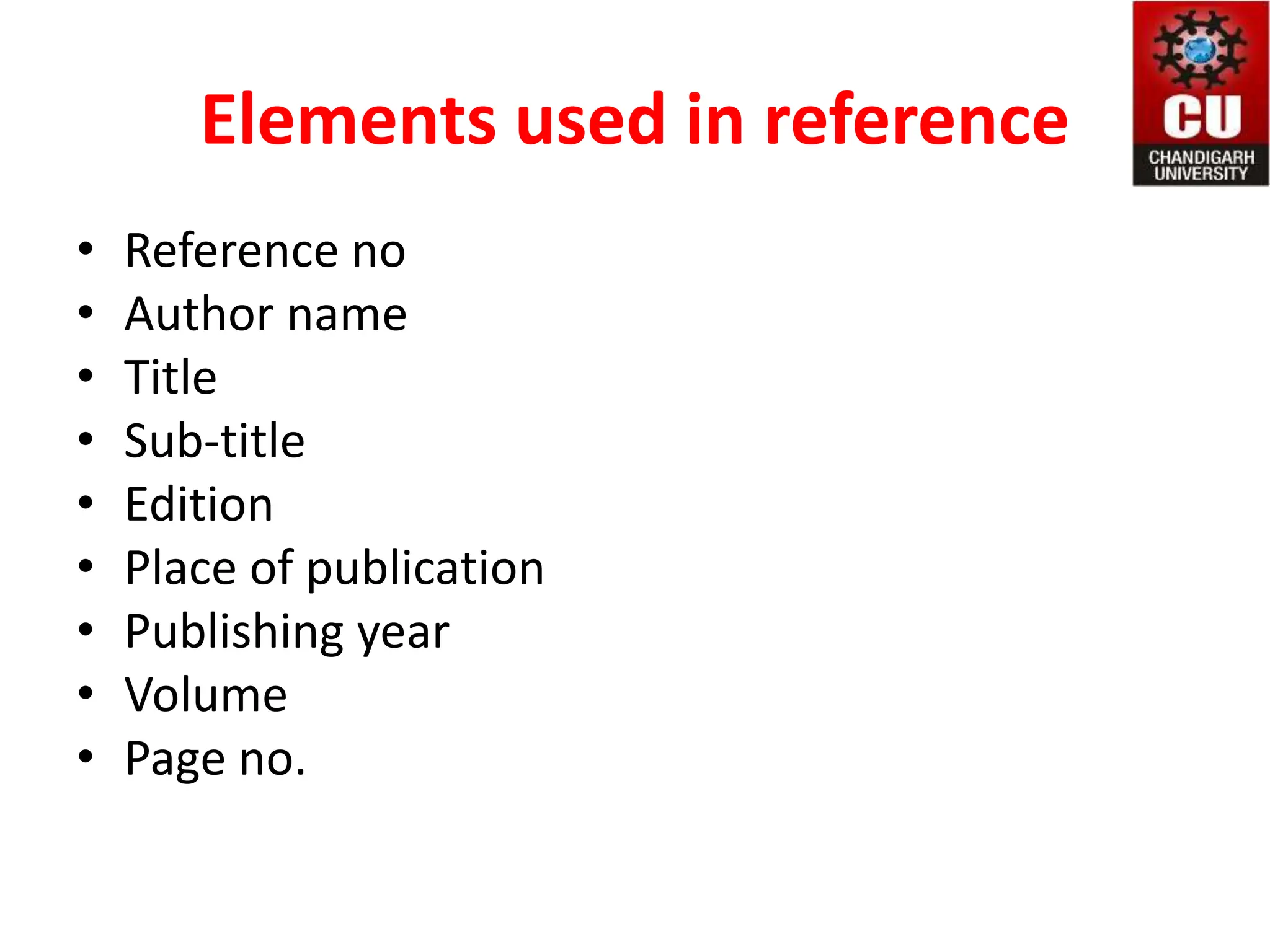 Reference and its types. | PPTX
