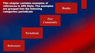 References through APA | PPTX