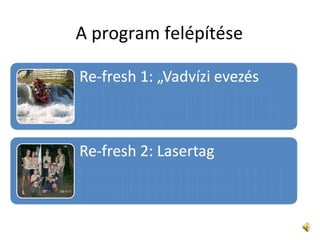 A program felépítése  