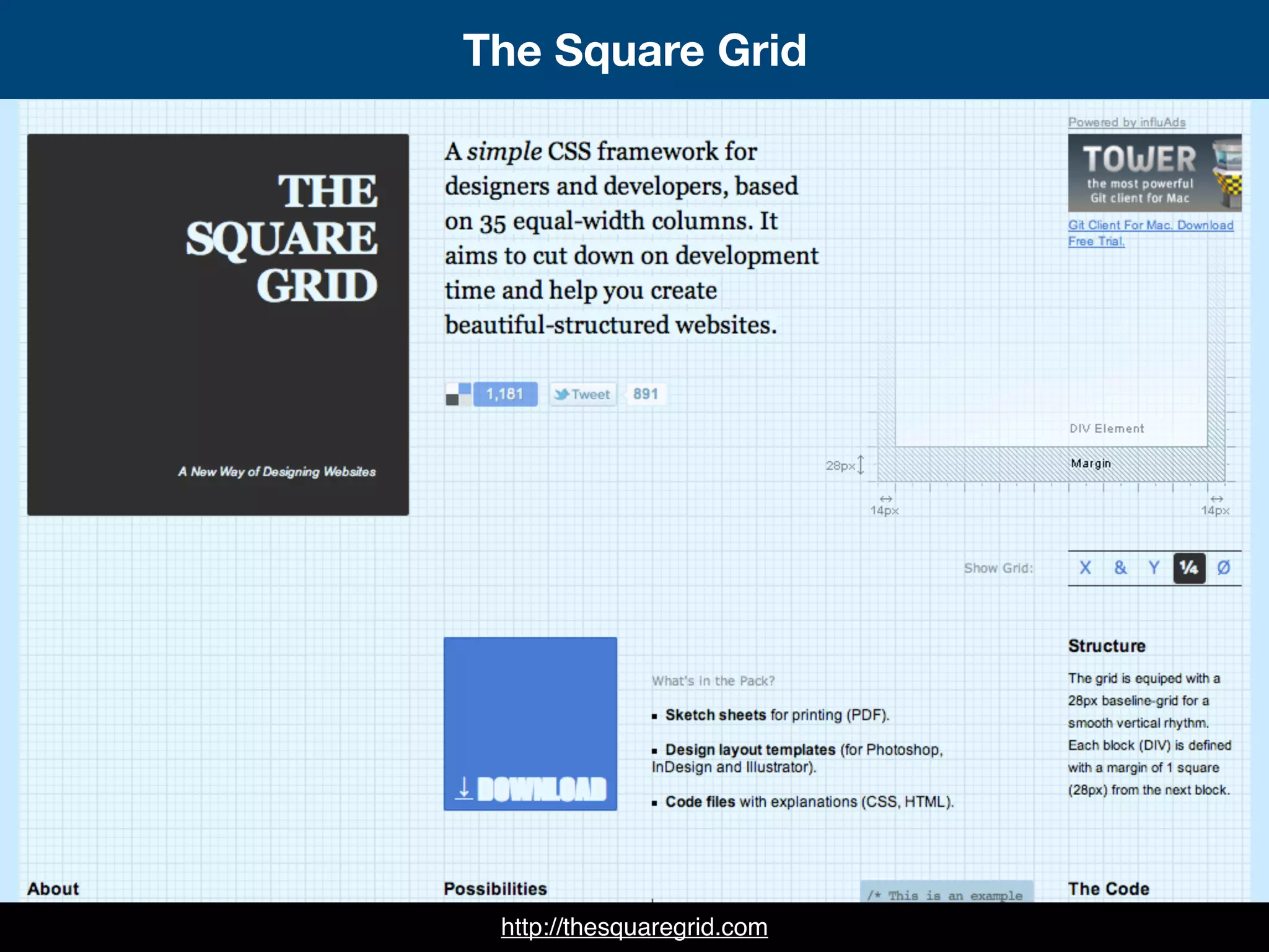 The Square Grid
http://thesquaregrid.com
 