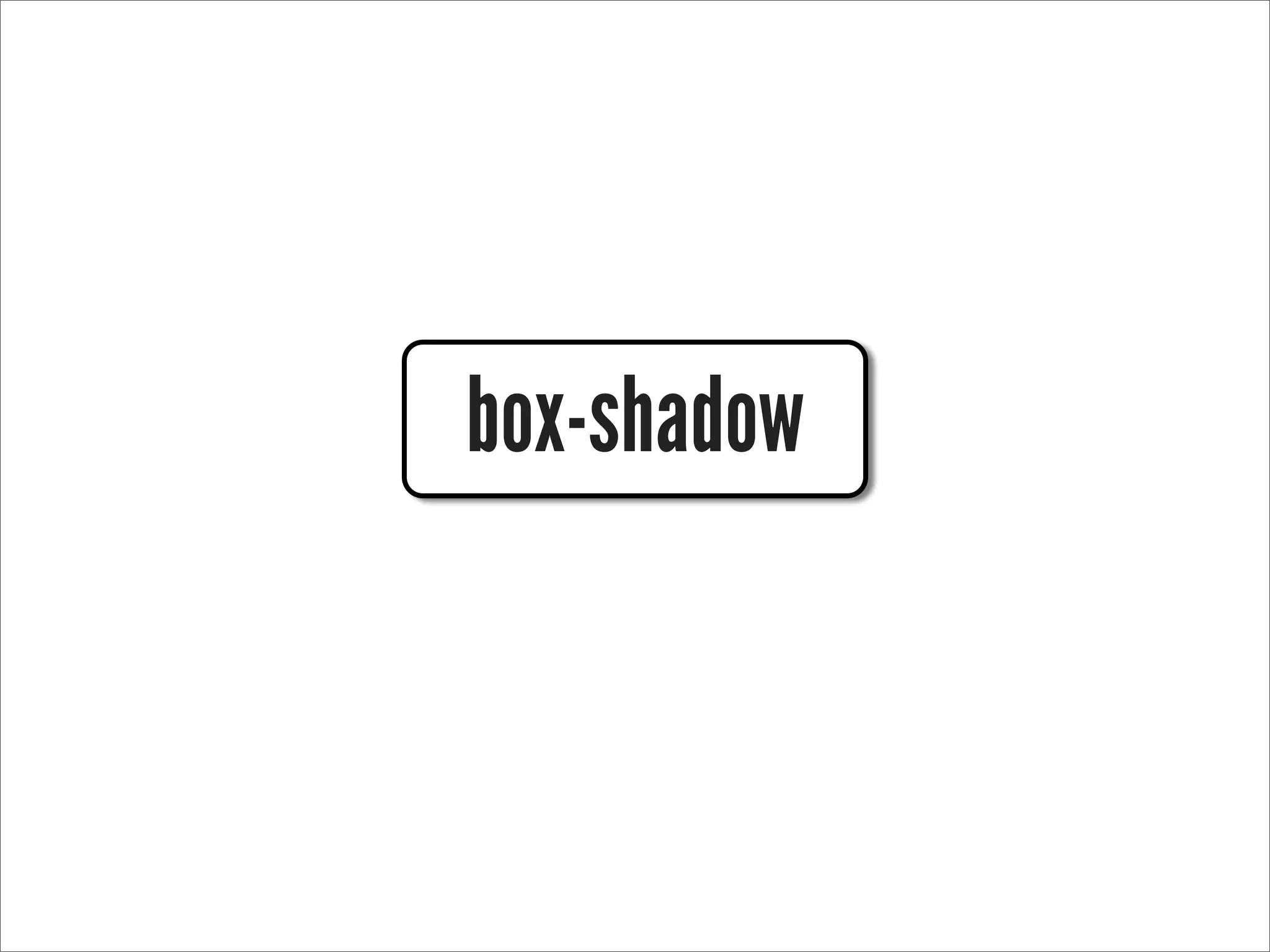 box-shadow
 