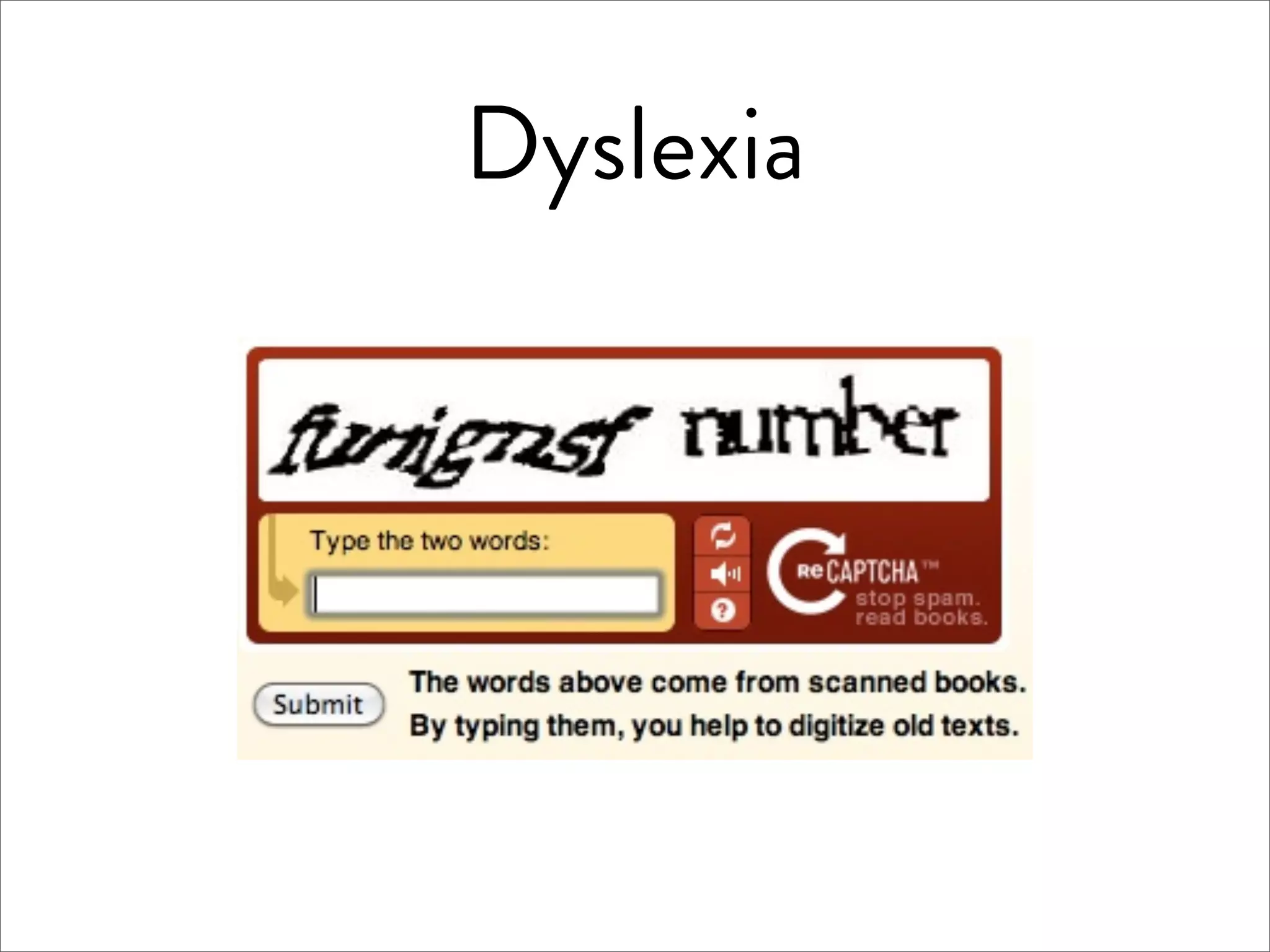 Dyslexia
 