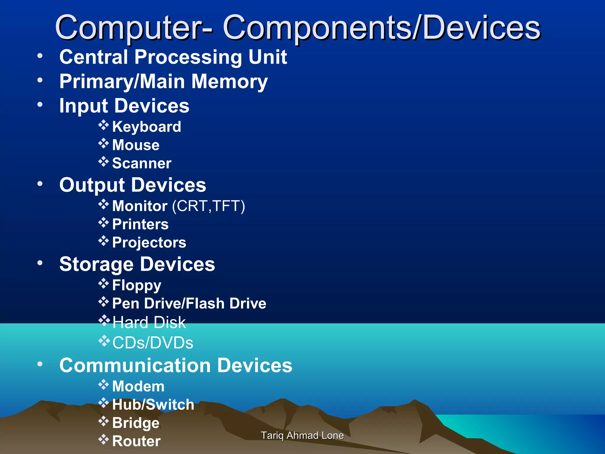 Computer and Internet Basics | PPT