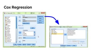 Cox Regression
 