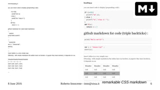 Refreshing computer-skills: markdown, mathjax, jupyter, docker ...