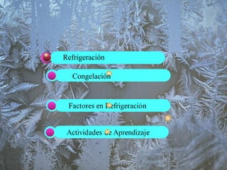 Refrigeración Congelación 