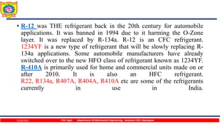 Refrigerant slideshare | PPT