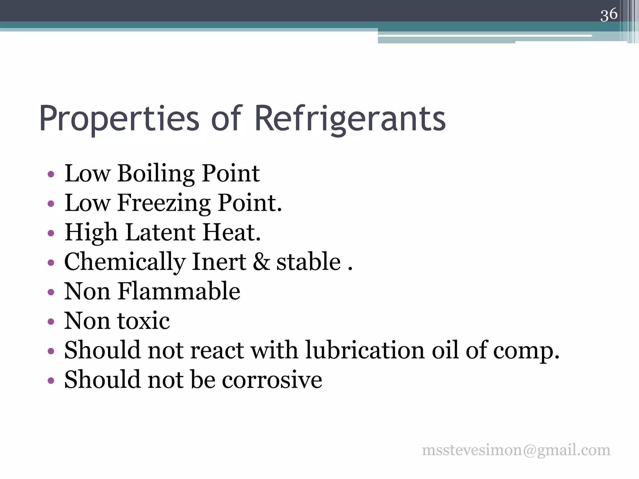 Basic Mechanical Engineering - Refrigeration | PDF