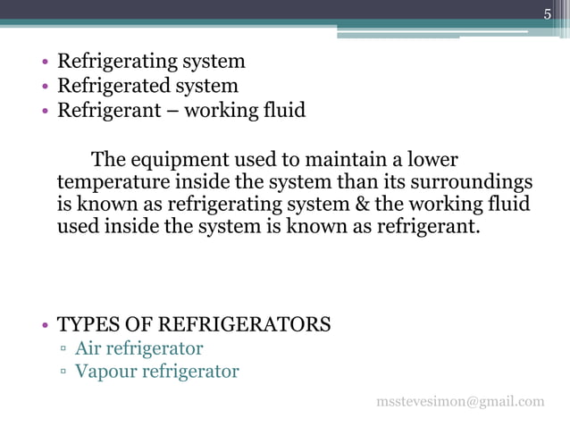 Basic Mechanical Engineering - Refrigeration | PDF
