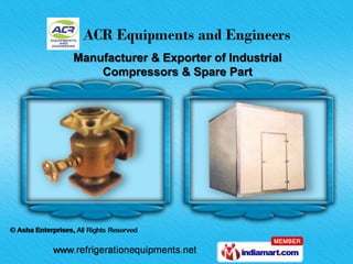 Manufacturer & Exporter of Industrial
    Compressors & Spare Part
 