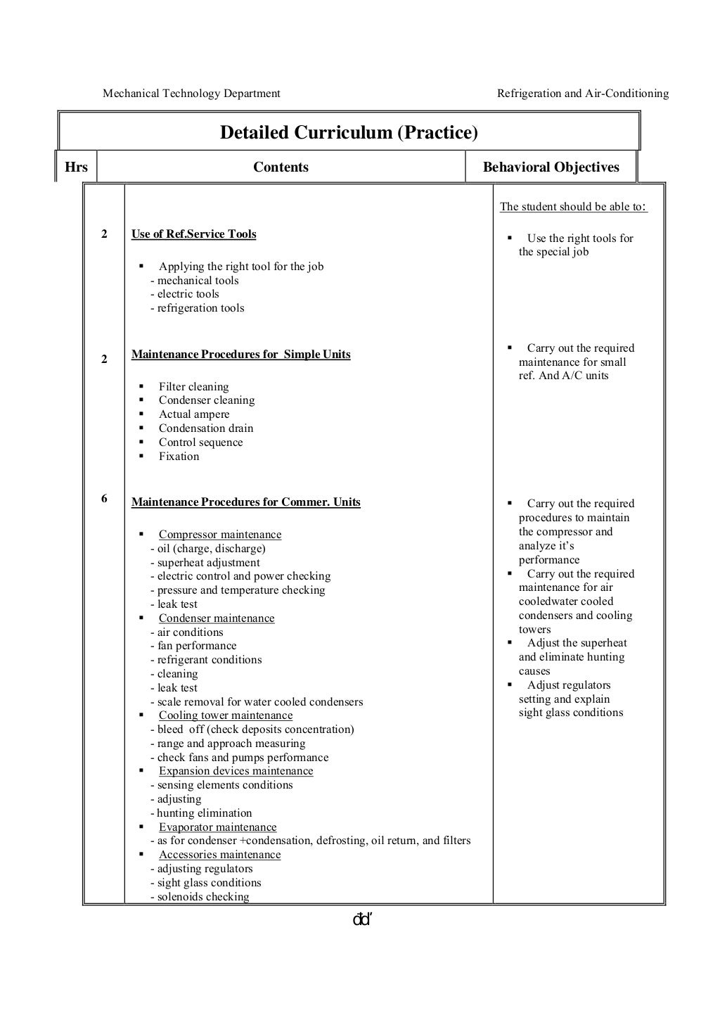 Refrigeration and air conditioning