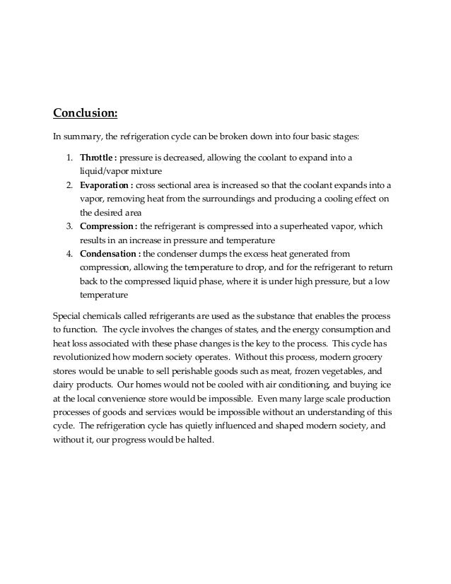 Importance of refrigerants picture