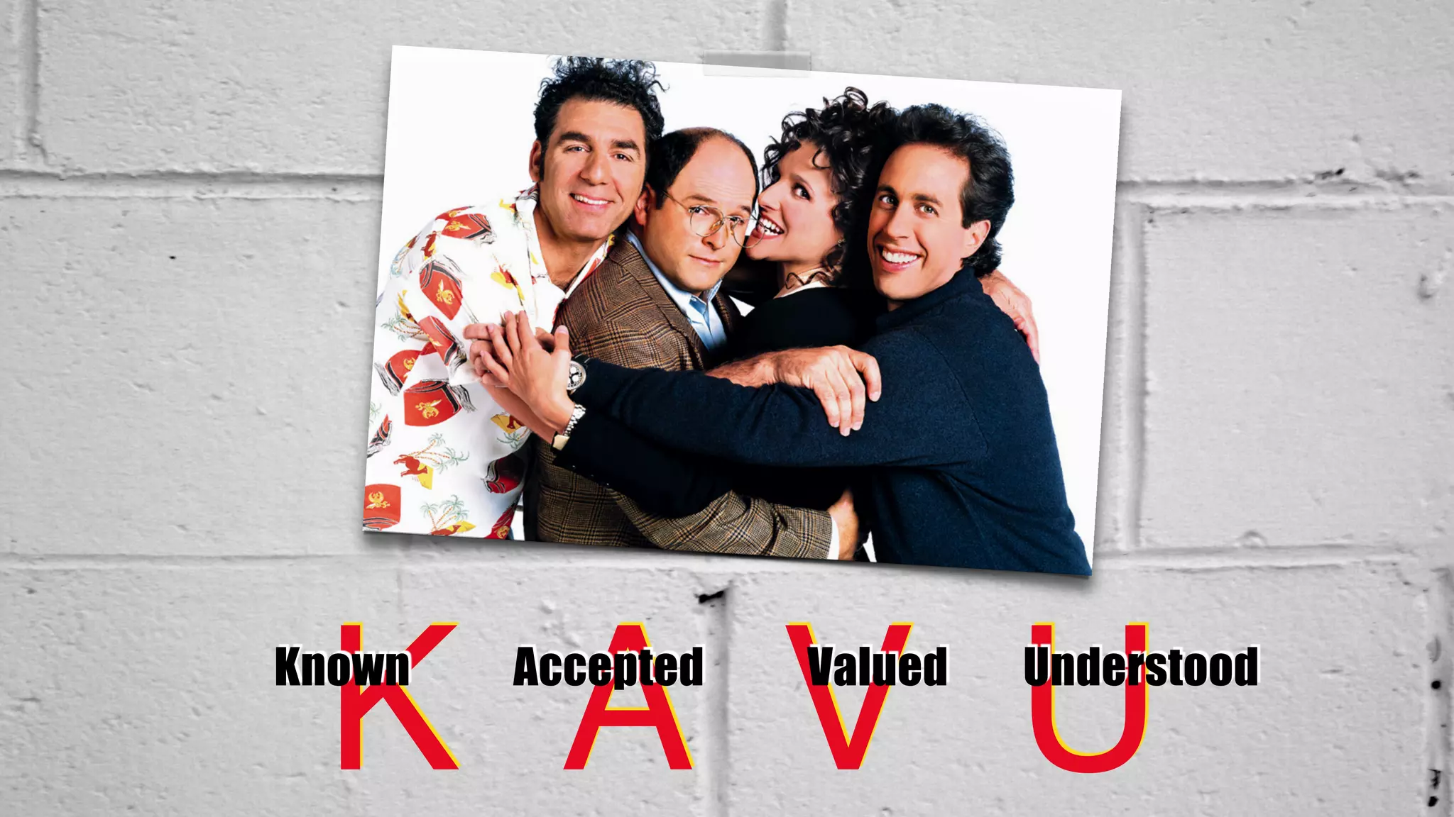 K A V UKnown Accepted Valued Understood
 