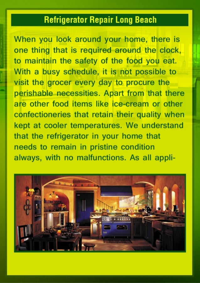 Appliance Repair Long Beach