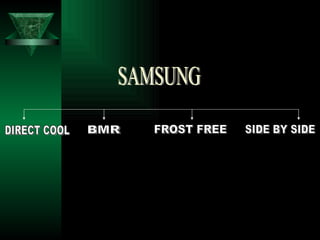 SAMSUNG DIRECT COOL BMR FROST FREE SIDE BY SIDE 