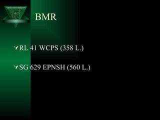 BMR RL 41 WCPS (358 L.) SG 629 EPNSH (560 L.) 