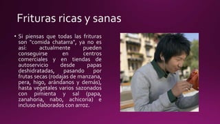 Refrigerios saludables para adolescentes