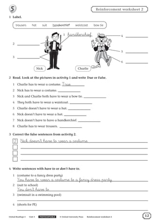 Using Handkerchief Worksheet Refuerzo 5 | PDF