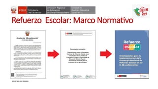 Refuerzo Escolar: Marco Normativo
 