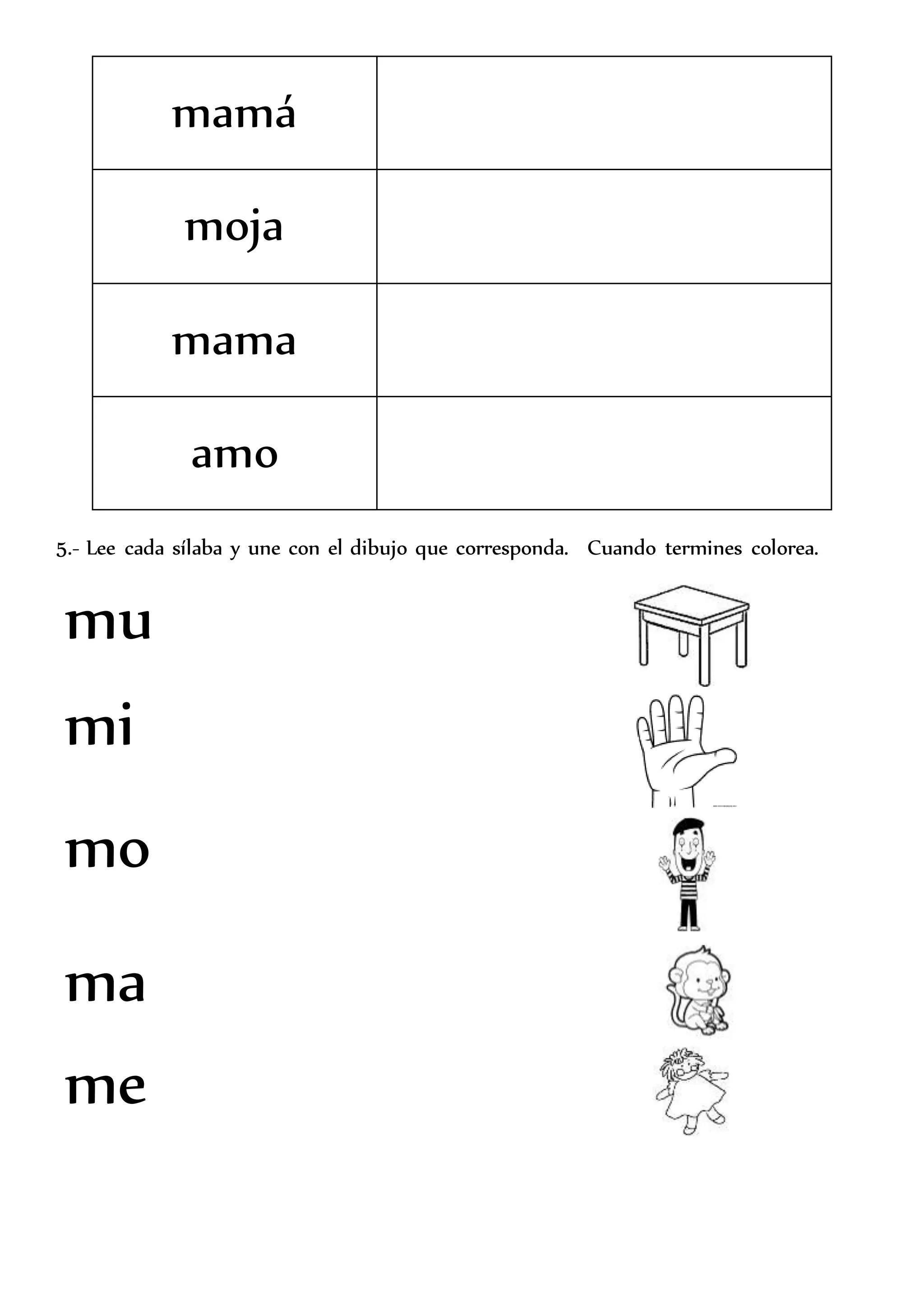 Ficha Trabajo leccion mamá DOCX