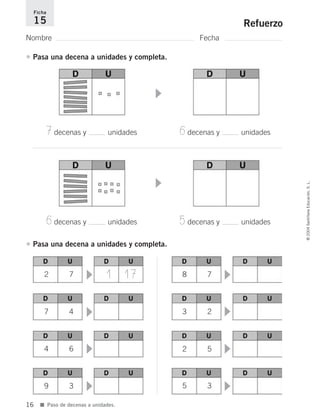 Refuerzos o actividades de matematica 2 do | PDF