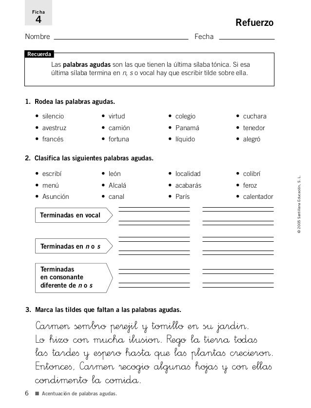 Refuerzo y ampliación lenguaje 4º Refuerzo y ampliación lenguaje 4º