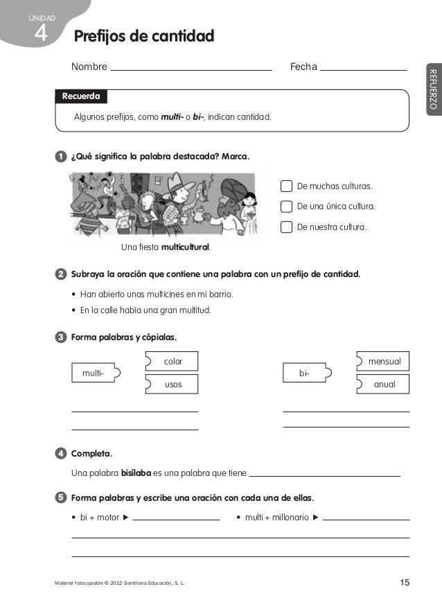 Refuerzo y ampliacion lengua 4º Refuerzo y ampliacion lengua 4º
