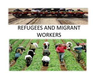 REFUGEES AND MIGRANT
WORKERS
 