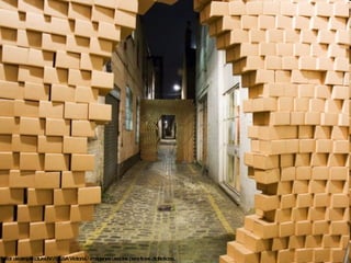 Wall of Bloxes, Nicola Enrico Staubli  Taller de arquitectura IV / ULSA Victoria / imágenes usadas con fines didácticos.   