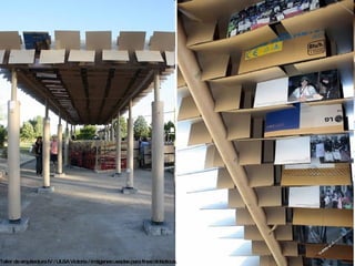 Colin James, Casa de cartón. 2004  Taller de arquitectura IV / ULSA Victoria / imágenes usadas con fines didácticos.   