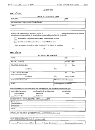 No 49 L Venres, 10 de marzo de 2000   DIARIO OFICIAL DE GALICIA   3.299
 