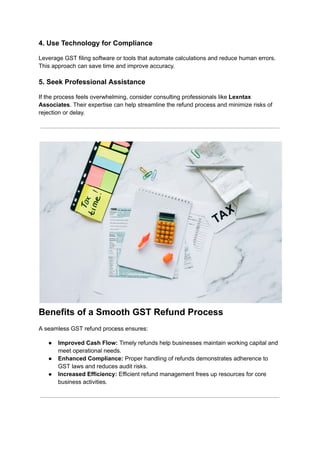 GST Refund Process Explained: Avoid Delays and Get Paid Faster | PDF