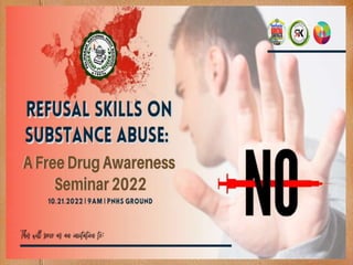 Refusal skills
on
substance abuse
 