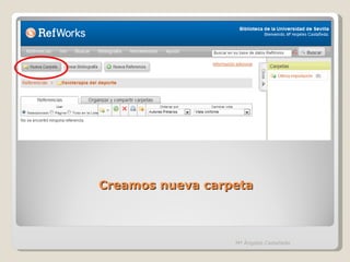 Creamos nueva carpeta Mª Ángeles Castañeda 